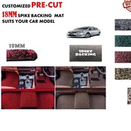 Toyota Vios 2008 ~ 2012 NCP 93 18mm+/- PreCut Magic Velcro Carpet / FloorMat