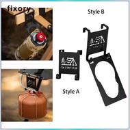fixory SiaBiced Camping Table, Gas Tank Bracket, Hook, Multifunctional Gas Bottle Rack, Gas Tank
