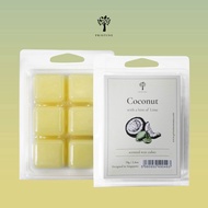 Pristine Scented Wax Cubes | Coconut &amp; Lime | Garden | Essential Oil | 70g | Wax Melts For Decor