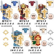 Laris~Dark Source Warhammer Ksatria Pedang Kaisar Veteran MY611-615 Ultramarines Ksatria Tentera Ter