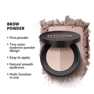 Lakerain 2 Colors Eyebrow Powder Waterproof Long-lasting Cosmetics Makeup Eyebrow U4p0