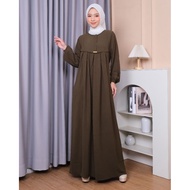 Muslim crinkle air flow dress 9 ML XL XXL