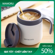 Ca giữ nhiệt inox có tay cầm Hot&Cool 500ml cao cấp INOX 304 - Cốc giữ nhiệt cafe - MAMORU