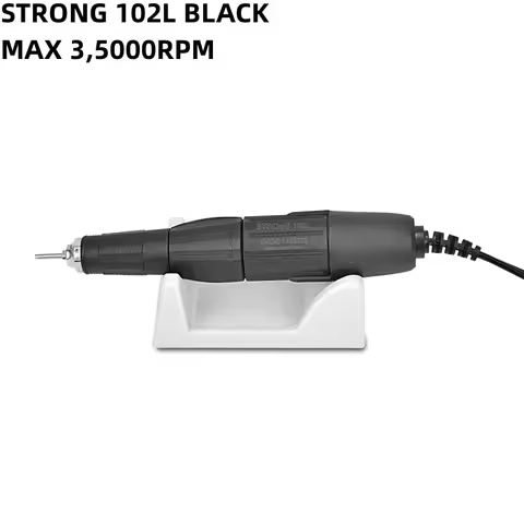STRONG 210 plus 102L 105L handle 35K & 40K & 45K RPM Micromotor Polishing Handpiece Electric Nail Dr
