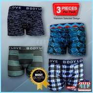 3pcs Body Love Men Boxer Underwear