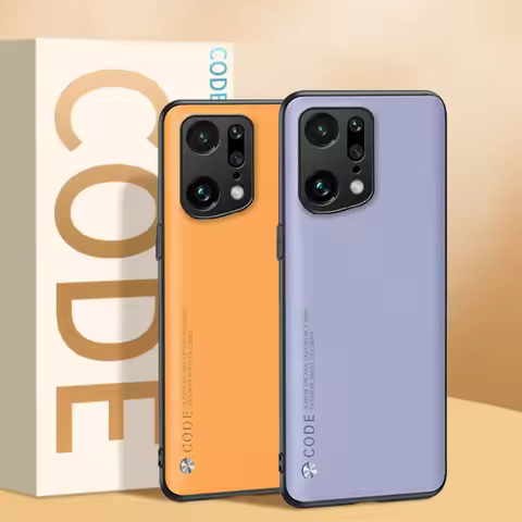 Luxury Leather Case For OPPO Find X5 X2 X3 Pro Back Cover Matte Silicone Protection Phone Case For O