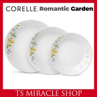 CORELLE Romantic Garden Round Plate Set Colllection / Round Dish / Tableware / Dinnerware