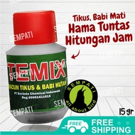 SEMPATI Racun Tikus Temix Botol 15 Gr Themix Original Themik Botol Racun Tikus Babi Hutan Monyet Amp