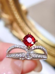 AIGS 無燒鴿血紅紅寶石  1克拉