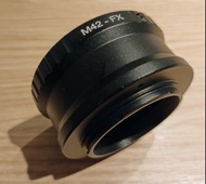 《《《Available 有售》》》M42 - FX adaptor M42鏡頭轉接Fujifilm X mount 無反機身 手動轉接環
