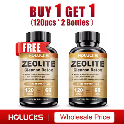 Zeolite Cleanse Detox Supplement, Supports Kidney Repair, Full Body, Liver & Colon Detox, for Mental