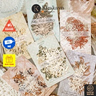 (1169) Romantic Classic Decorative Leaf Sticker, Sticker