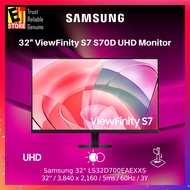 SAMSUNG Monitor 27" /32" ViewFinity S7 S70D UHD 4K HDR10 READY MONITOR WITH HDMI & DP
