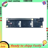2 Port PCIE 4.0 16X to SFF-8654 Adapter Card for Graphics Video Card GPU SFF-8654-8i Riser Card