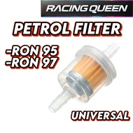 UNIVERSAL PETROL FILTER HONDA YAMAHA SUZUKI MODENAS FUEL PETROL FILTER EX5 KRISS WAVE LC135 C70 LAGE