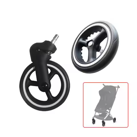 Buggy Wheel For GB Pockit + All City Pushchair Replace Rear Tire For Back Wheel PU Tyre Goodbaby Bab