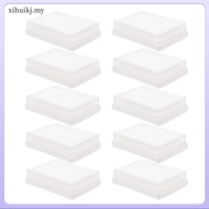 🛁 10Bhg Stamp Pads Kosong Plastik Dengan Span Untuk Hiasan Telus