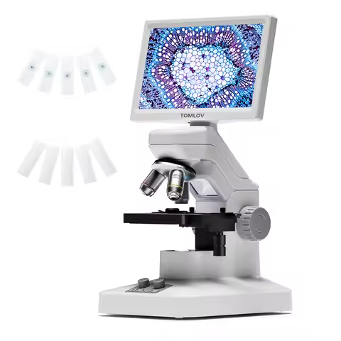 Tomlov 301 Max Professional Microscopes for Kids Students X-Y Stage 1200X WIFI Digital Biological Mi