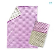 GUGUGAGA - Double Sided Minky Dot Baby Blanket | Selimut Bayi Minky Halus 2 Sisi Dot Fabric