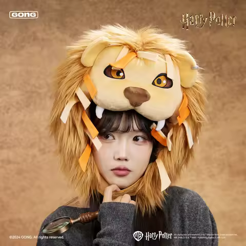 Trendy 2025 Harry Potter Lion Head Costume Party Accessory Cute Gift In Stock Movie Inspired Cosplay