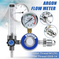G5/8-14 Argon Flow Meter 25MPa M12 Gas Regulator Welding Flowmeter Weld Gauge Pressure Reducer Argon Regulator New