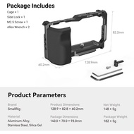 กรง E10ขนาดเล็ก ZV พร้อม3538B ZV-E10ที่จับซิลิโคนที่จับสำหรับ Sony
