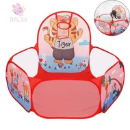 BALSA Ocean Ball Playpen, Castle Game Foldable Playpen Pool Pool, Safety Large Space Ball Pit Ball P