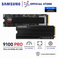 SAMSUNG 9100 PRO PCIe 5.0 NVMe M.2 SSD WITH HEATSINK / WITHOUT HEATSINK - (1TB / 2TB)