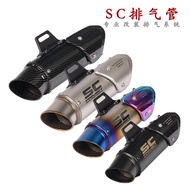 Suitable for Motorcycle Sports Car Kawasaki ZX10R6RZ900FZ1 8msx125CBR3/500 Modified SC Exhaust Pipe