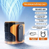 Quạt Mini Đeo Hông F83 | Máy Lạnh Cá Nhân | Sạc Dự Phòng | Đèn Pin Tiện Dụng | 10 Mức Gió Cực Mát