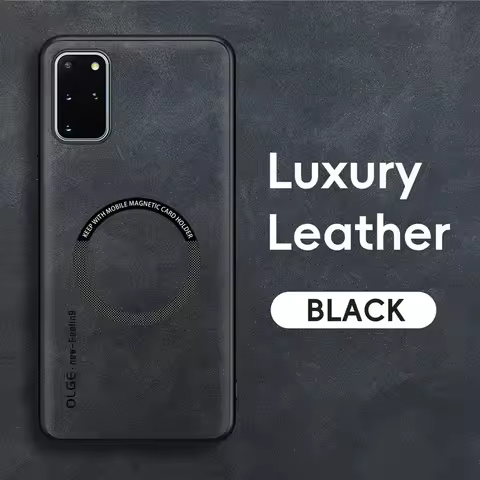 Magnetic Retro Leather Case For Samsung Galaxy S20 Plus Ultra S20Plus S20Ultra Wireless Charging Pho