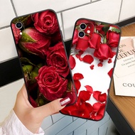 Casing For IPhone 12 Pro Max Mini 12Pro 12ProMax Soft Silicoen Phone Case Cover Flower
