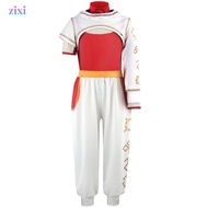 Zombie High School 4 Girls Cosplay Costume Halloween Red and White Children's Costume Movie Characte