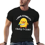 I Have Stability Ability To Stab Funny Sarcastic Humor T-Shirt shirts graphic tees vintage graphic t