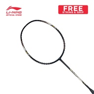 LI-NING AXFORCE BLAST BADMINTON RACQUET - BLACK/ RICH GOLD - AYPU121