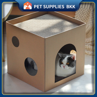 กล่องลับเล็บแมว ที่นอนแมว ลับเล็บแมวกล่อง ที่นอนแมว บ้านแมว ของเล่นแมว ลับเล็บแมวถูกๆ ที่ฝนเล็บแมว กล่องฝนเล็บแมว บ้านแมวฝนเล็บได้