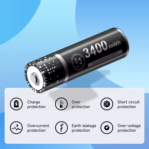 PALO 1.5V Li-ion AA Rechargeable Battery AA Lithium Ion Battery 2A Cell For MP3 Player Thermometer R