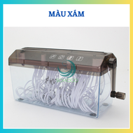 Máy hủy giấy A4 Size lớn hủy dạng sợi. Máy hủy giấy trên bill tính tiền hóa đơn thanh toán tài liệu 