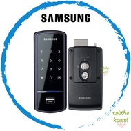 Samsung Digital Door Lock SHS-1321 Apartment Smart RIM Deadbolt Smart Tag Card Key Keyless Touchscreen includes RFID Smart Sticker