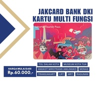 Kartu Jakcard Bank DKI edisi ondel-ondel merah