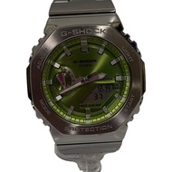 CASIO Men's Watch Quartz Digiana GRN SLV GM-2110D Direct from Japan Secondhand
