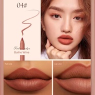 lip liner pencil Hook Line Lip Liner Waterproof Long-Lasting Milk Tea Nude Color European American T