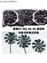 New Yingtong Rx580 Gaming Master Temperature Control Silent Graphics Card Coog Fan Kamageralddwlgo-C