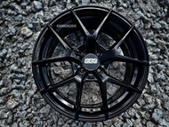 New Car Sport Rim BBS F1R Wheels - 16x7J 4x100 ET38 GLOSSY BLACK - READY STOCK