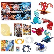 BAKUGAN Ultimate 6-Pack Special Attack Dragonoid, Nillious, Mantid, Octogan, Personalised Swirling Action Figures, Kids Toys for Boys and Girls