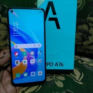 Oppo A76 second mulus No Minos Hp+Dus saja