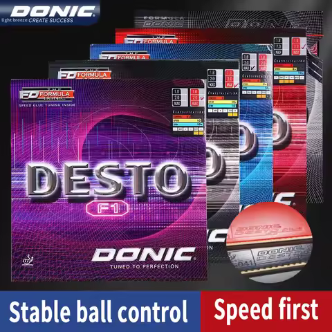 Authentic DONIC table tennis rubber F1 F2 F3 F4MAX German internal astringent reverse adhesive attac