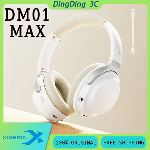 XIBERIA DM01 MAX Wireless Headphone With Mic AI Noise Reduction 40MM Titanium Plated Dynamic Stereo 