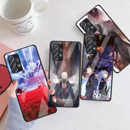 86 Eighty Six 02 Glass Phone Case For Samsung Galaxy A16 A15 A25 A35 A55 A53 A54 A34 A14 A32 A52 4G 