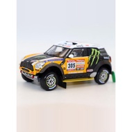 IXO 1/43 Alloy Car Mini ALL 4 Mini Off-Road Vehicle Dhaka Racing Car Model Toy Ornaments